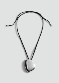 Pendant necklace with metal component - Women MANGO USA at Mango